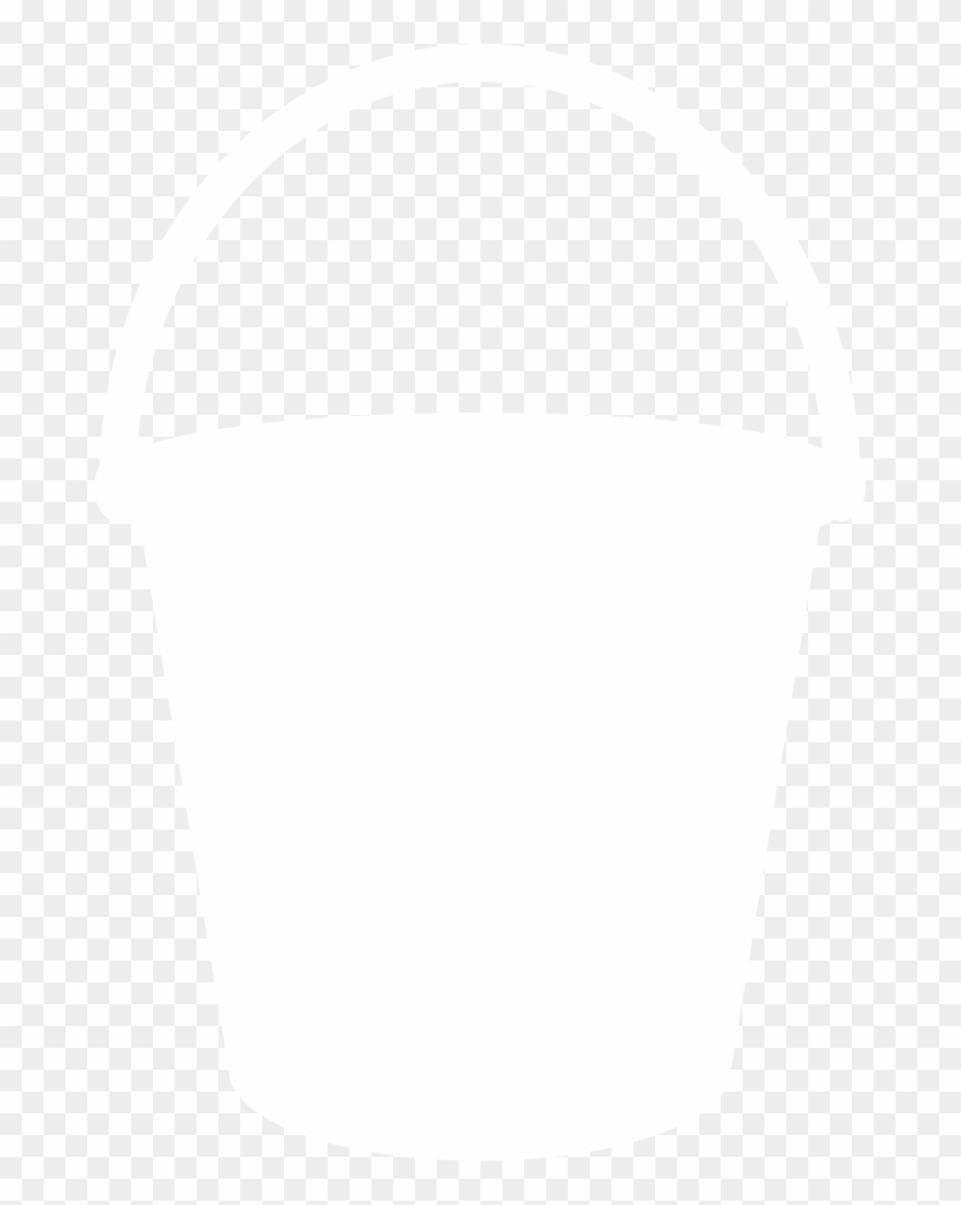 Clipart Water Bucket - Bucket Silhouette - Png Download
