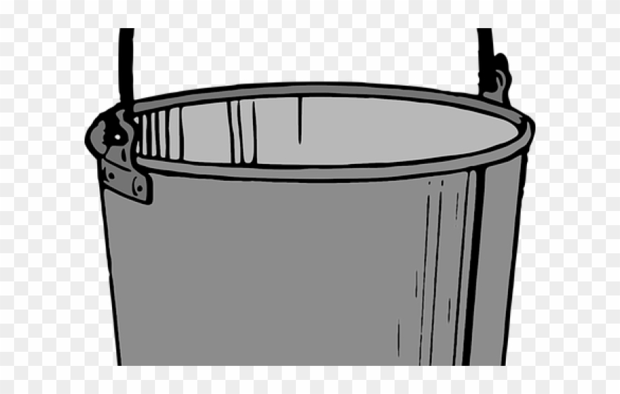 Bucket Clipart Metal Bucket - Snail In A Pail - Png Download
