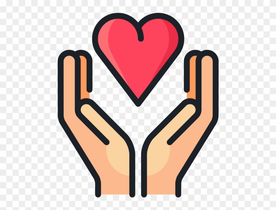 Hand Holding Heart - Solidaridad Icono Png Clipart