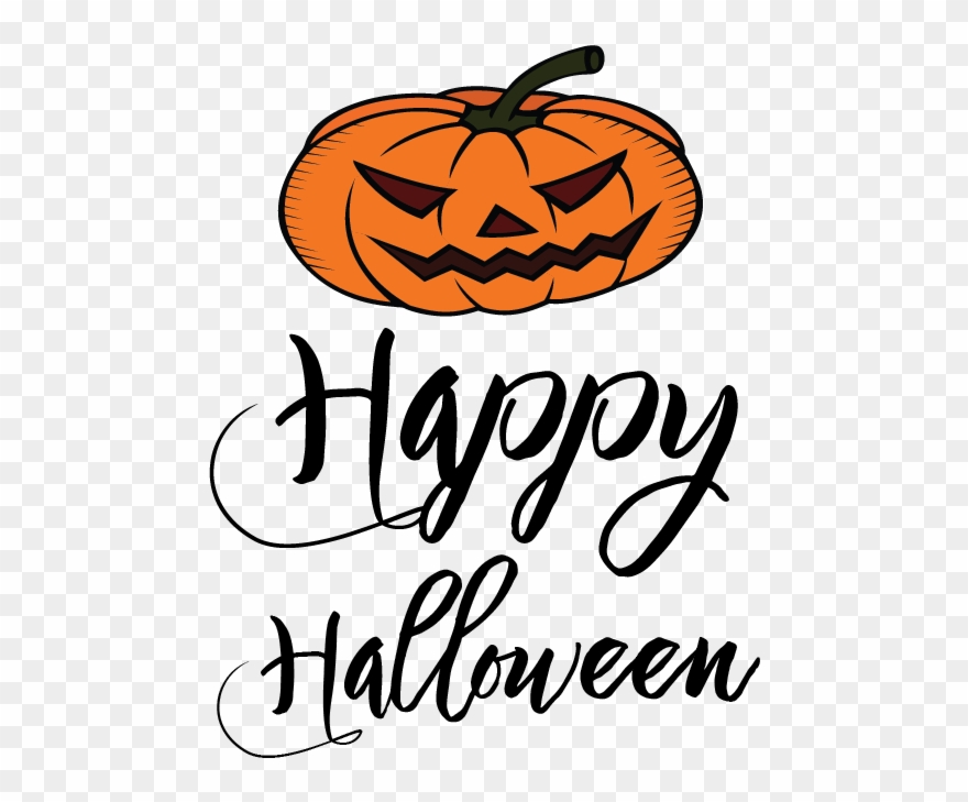 Free Printable-happy Halloween Svg File Cut - Happy Fathers Day In Calligraphy Clipart