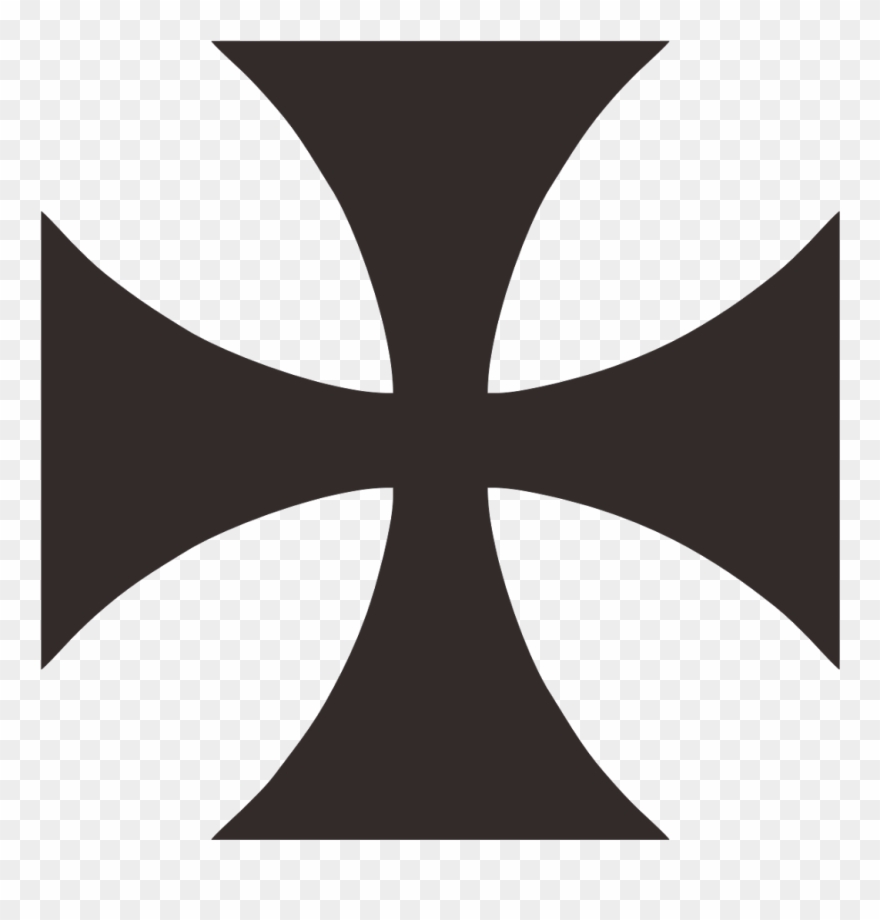 Maltese Cross Cruz De Malta Maltese Cross Vector Free - Knights Templar Clipart
