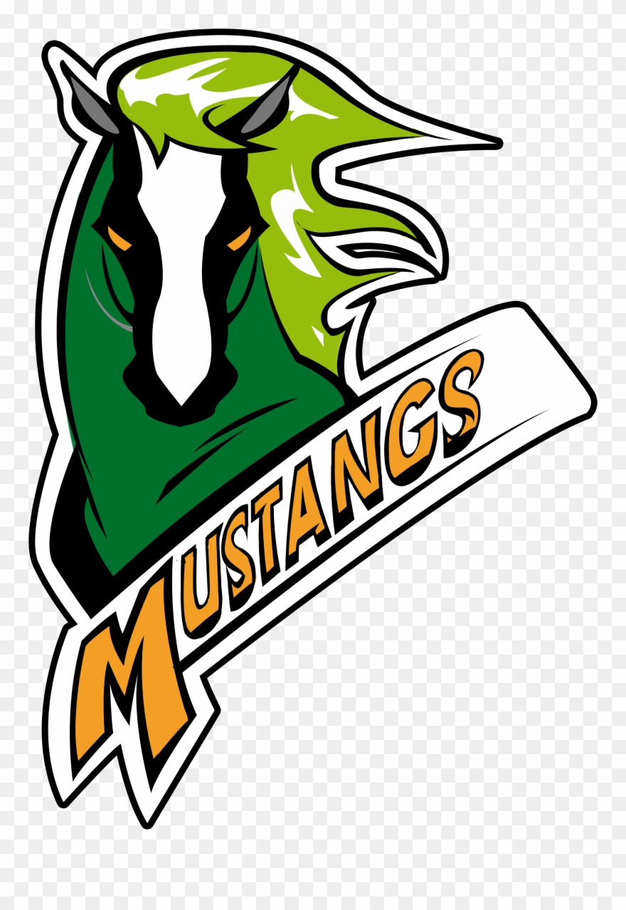 Mustangs Boys Varsity Basketball - Graphic Design Clipart