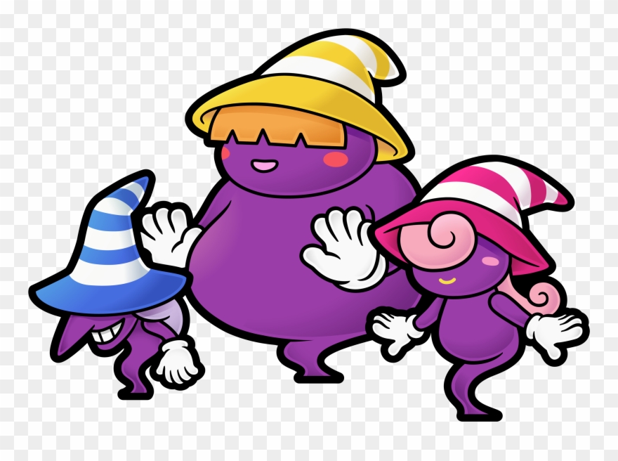 Shadow Sirens - Paper Mario Thousand Year Door Shadow Sirens Clipart