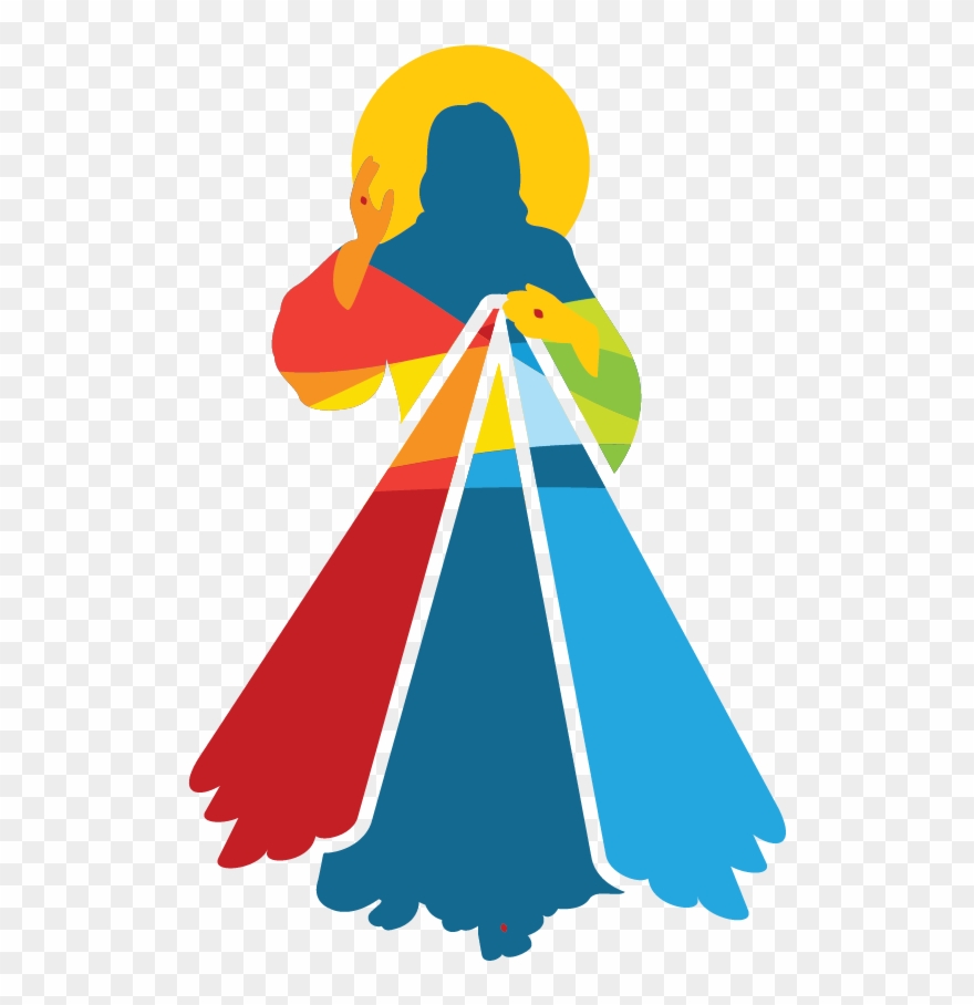 Divina Misericordia - Jesus De La Misericordia Vector Clipart