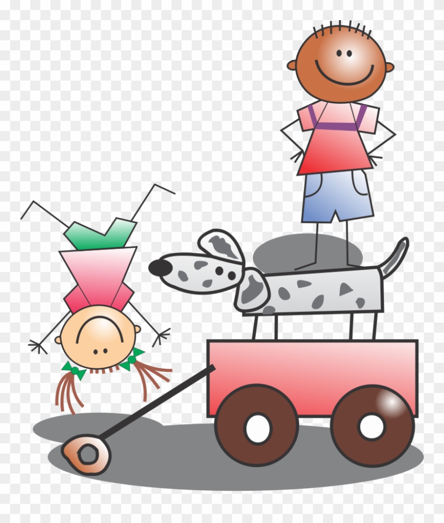 Big Image - Cartoon Stick Figure Boy Shower Curtain Clipart