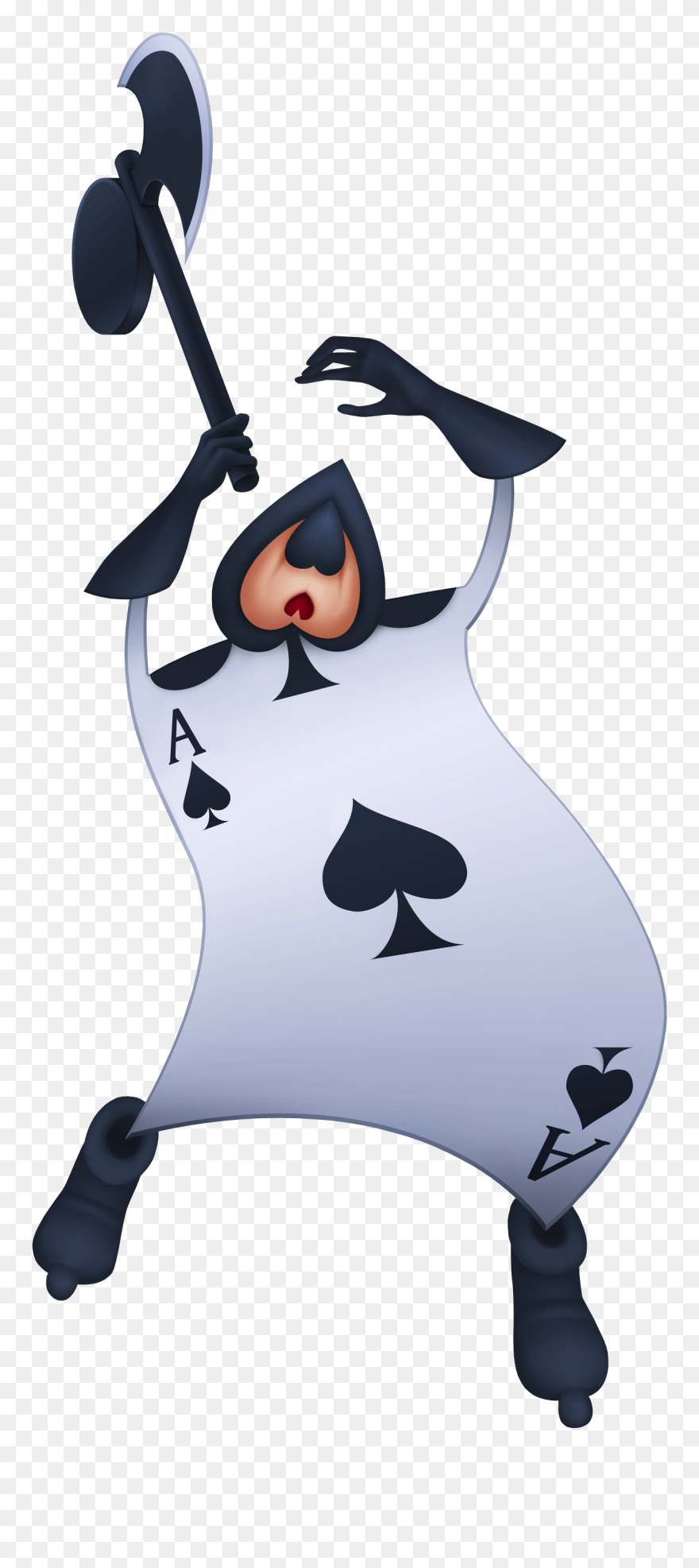 Card Clipart Alice In Wonderland - Hearts Alice In Wonderland - Png Download