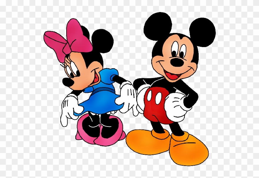 Mickey And Minnie Cartoon Images Alice In Wonderland - Mickey Mouse N Minnie Mouse Clipart