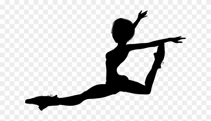 Silhouette, Girl, Jump, Woman Free Pictures, Dance - Прыжок Png Clipart