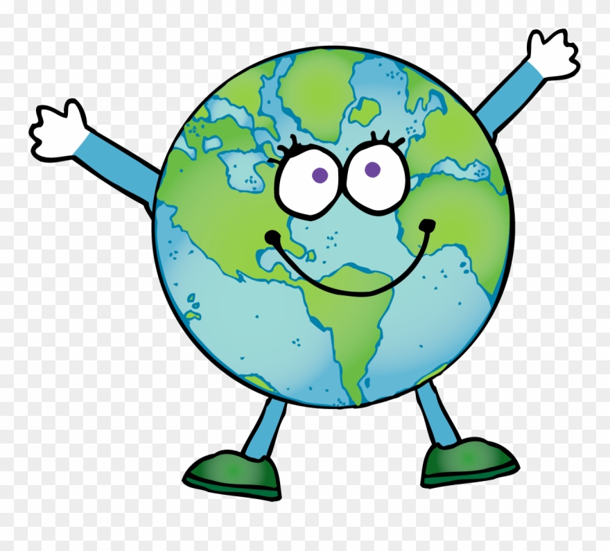 Smarttartslearning An Earth Sized Sale 50 Off At Frog - Happy Earth Cartoon Clipart - Png Download