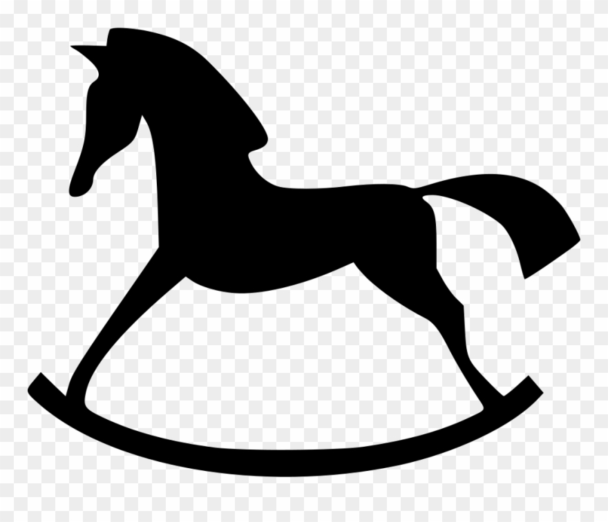 Hourse Rocking Horse Swing Swing Hourse Toy Comments - Transparent Rocking Horse Silhouette Clipart