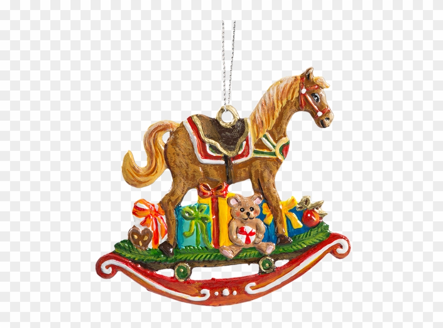 Rocking Horse With Toys - Käthe Wohlfahrt Clipart