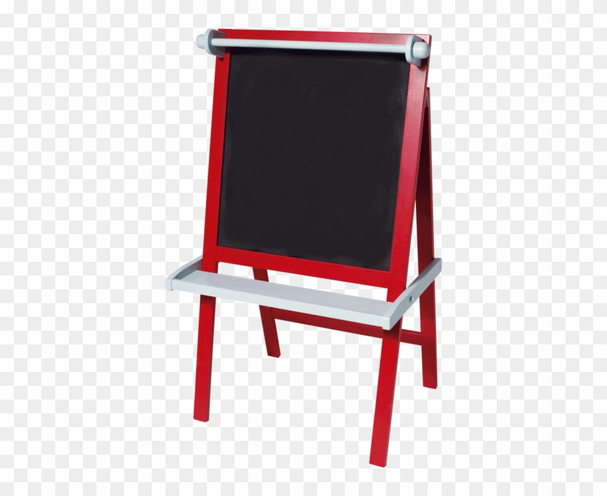 Gltc Art Easel, Red - Gltc Red Easel Painting Set Clipart