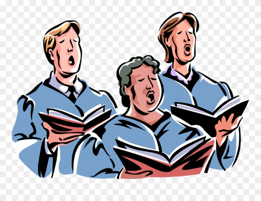 Download Choir2 Man Singing In Choir Clipart (1084453) PinClipart