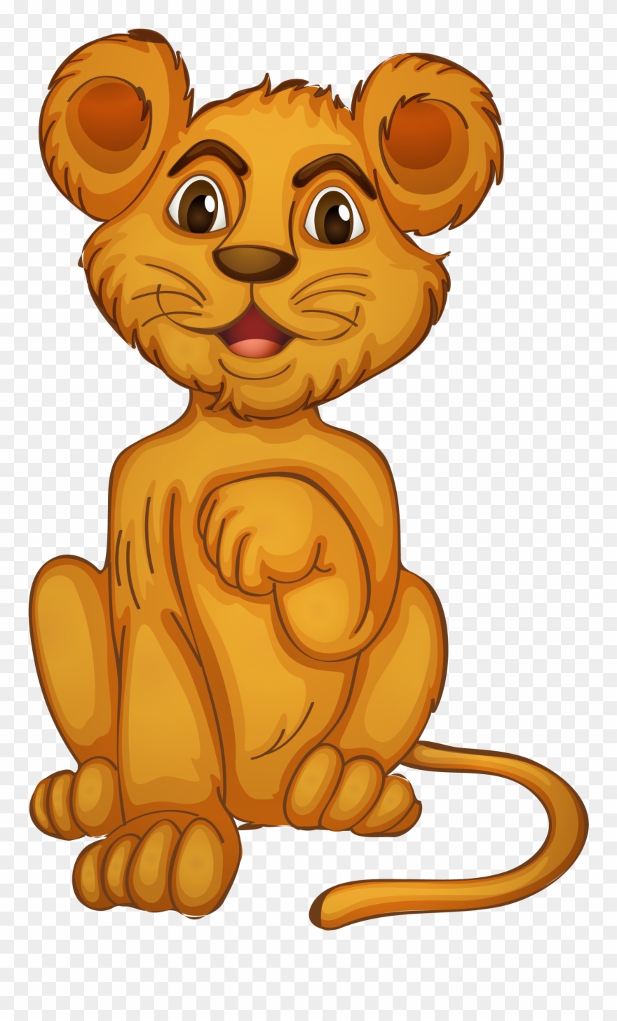 Cub Clipart Lion Cub - Oh My! Lions, Tigers, And Bears - Png Download