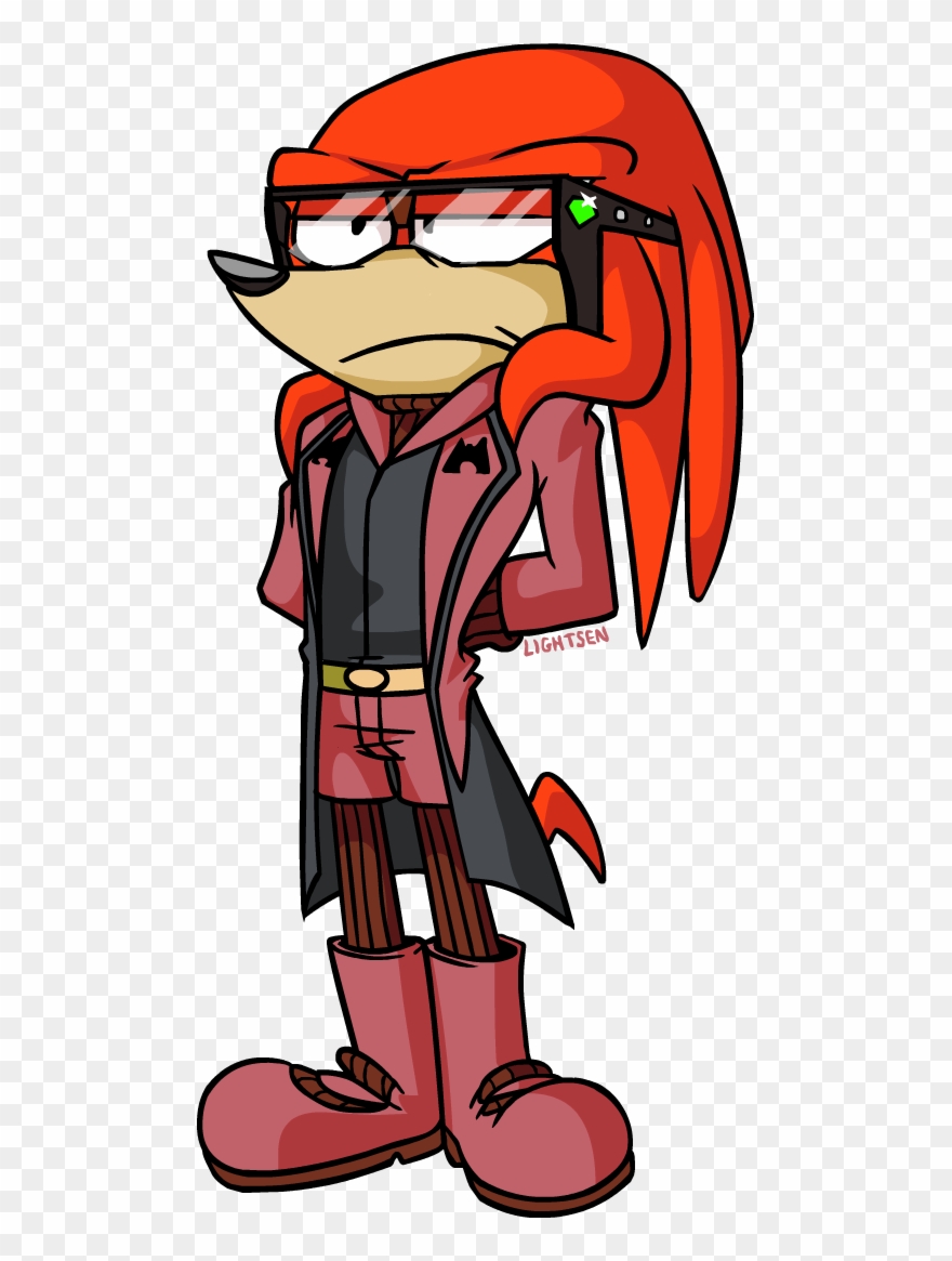 I Couldn't Help Myself, A Crossover, With My Old Fave - Knuckles The Echidna Clipart