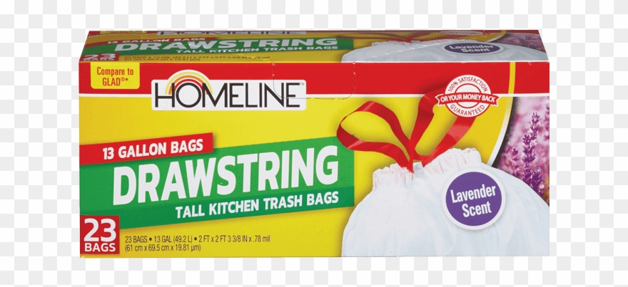 Homeline Trash Bags - Bin Bag Clipart