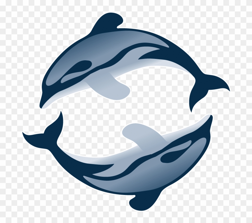 Sr Dolphins Blue2 Clipart
