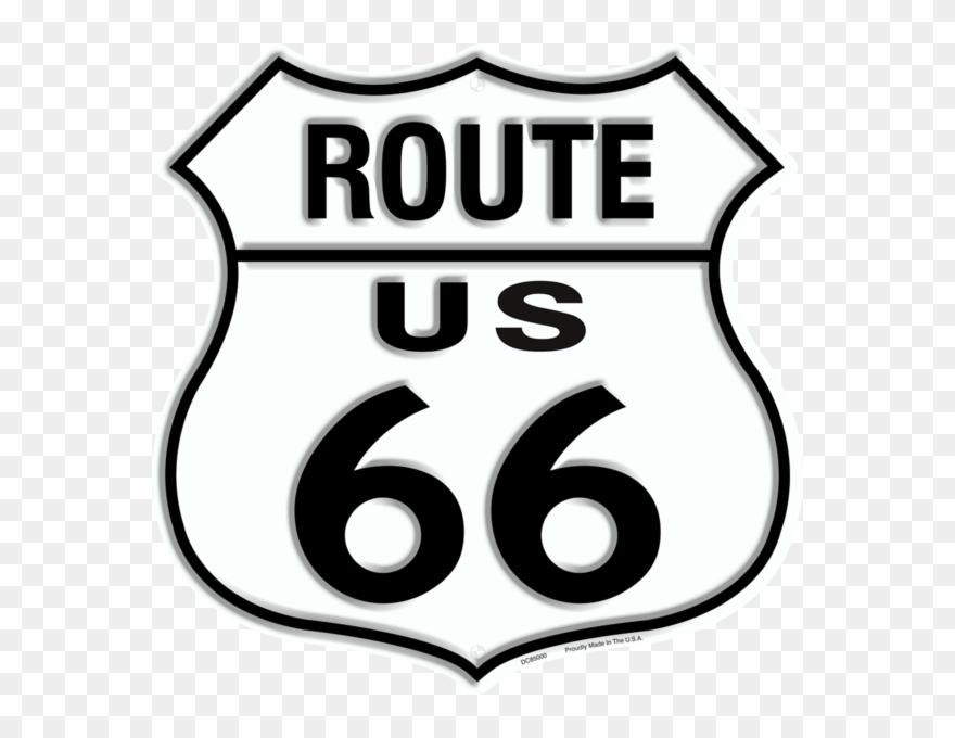 Route 66 Shield - Route 66 Arizona Sign Clipart
