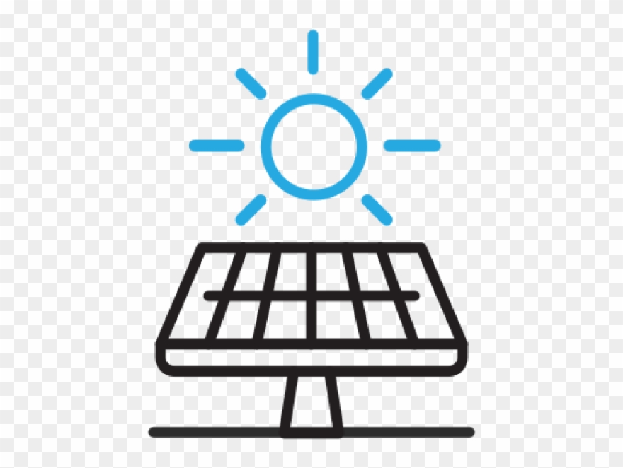 An Illustration Of A Solar Panel - Vector Graphics Clipart