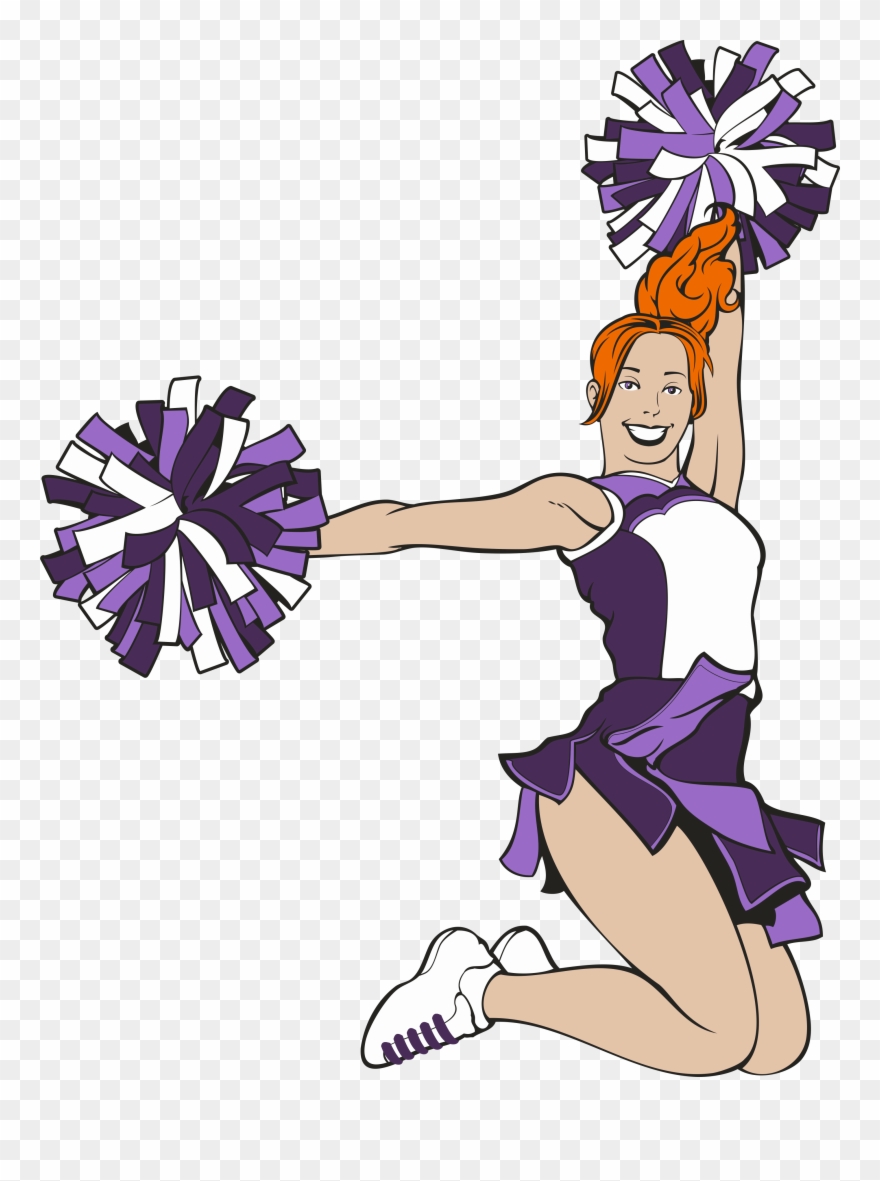 Wall Art Cheerleader Pom Poms Wall Decals Removable - Wall Decal Clipart