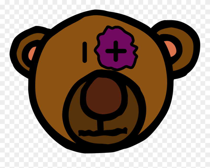 Do You Believe In Haunted Toys - Black Eye Teddy Bear Mugs Clipart