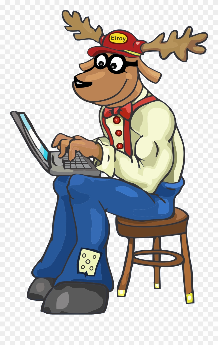 Elroy's Corner - Elroy The Elk Drawing Clipart