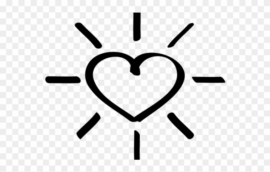 Heart Doodle Transparent Background Clipart