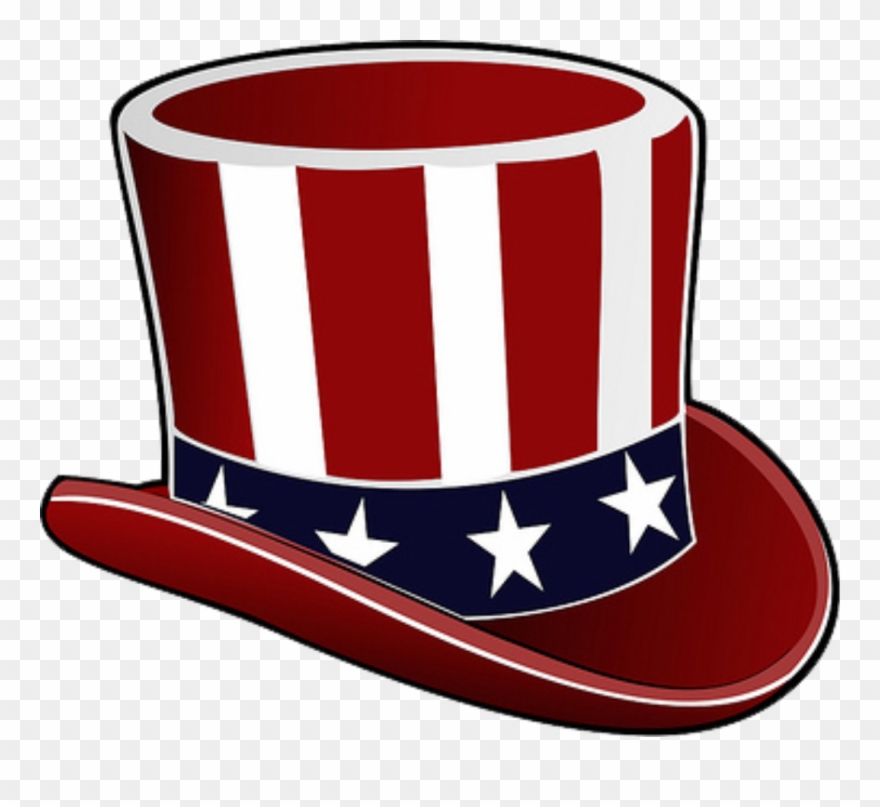 Uncle Sam Hat - Badge Elections Vectors Free Download Clipart