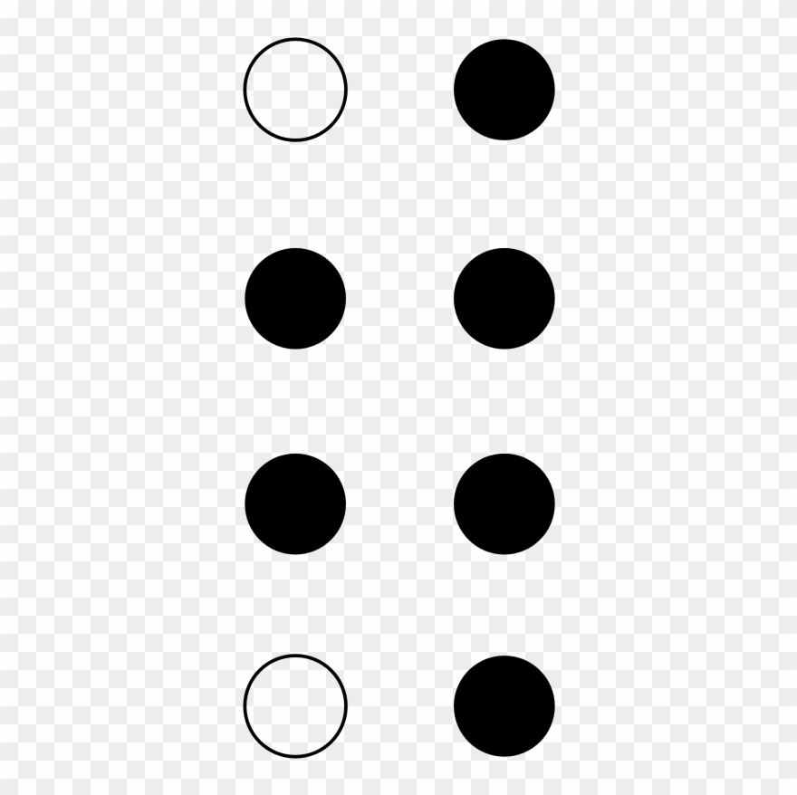 Jpg Library File Braille Svg Wikipedia Filebraille - Circle Clipart