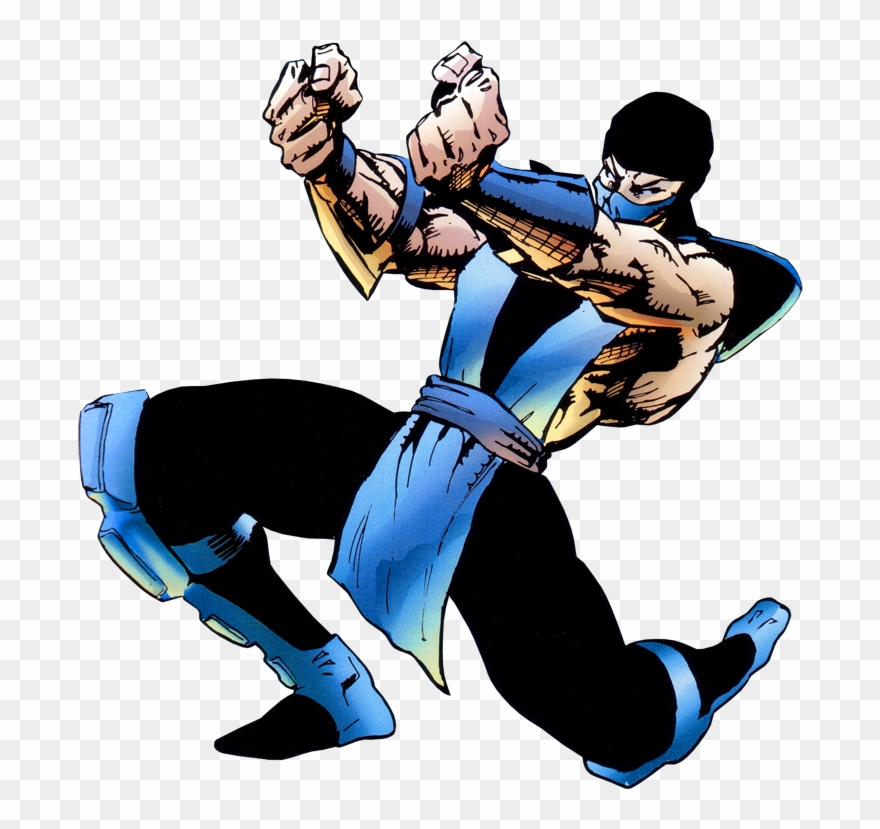 Mortal Kombat Clipart Sub Zero - Mortal Kombat Cartoon Sub Zero - Png Download
