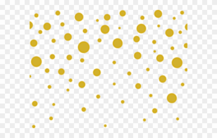 Dots Clipart Gold - Gold Polka Dots Png Transparent Png