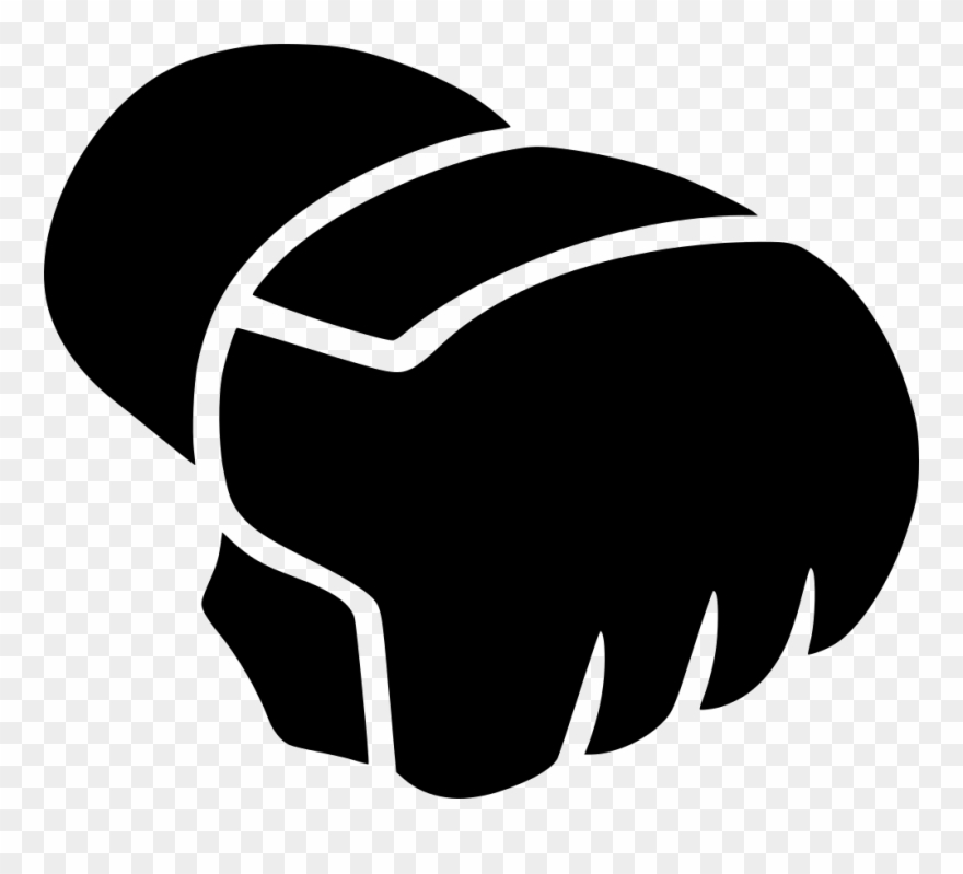 Mixed Martial Arts Clipart Transparent - Mma Gloves Vector - Png Download