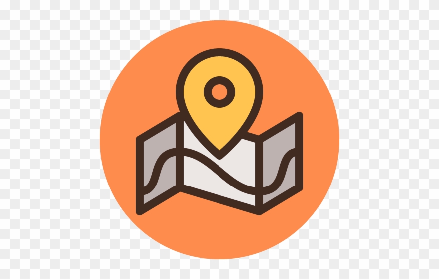 Scholarships Drawing Folded Map - Icon Clipart