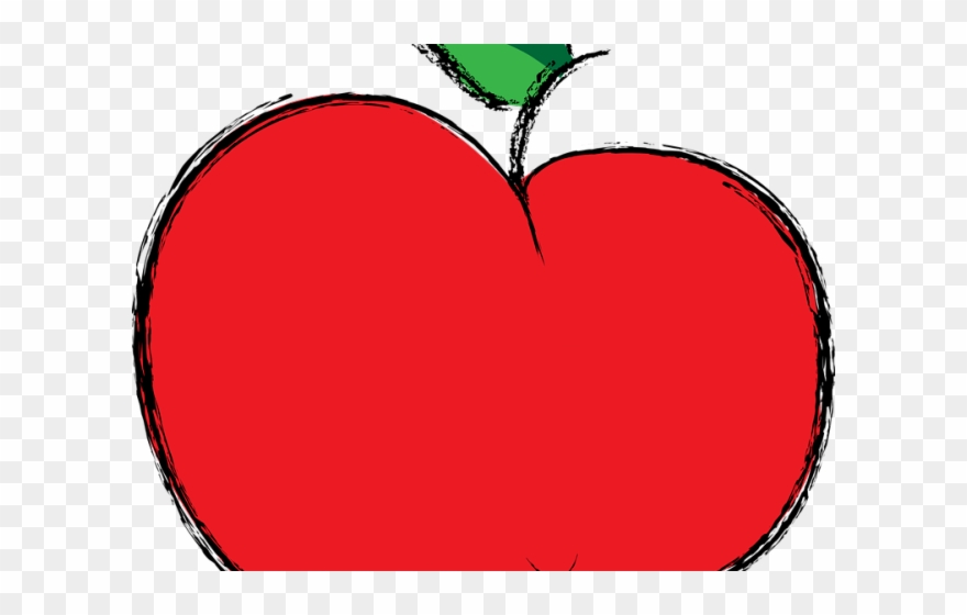 Colours Clipart Fruit - Heart - Png Download