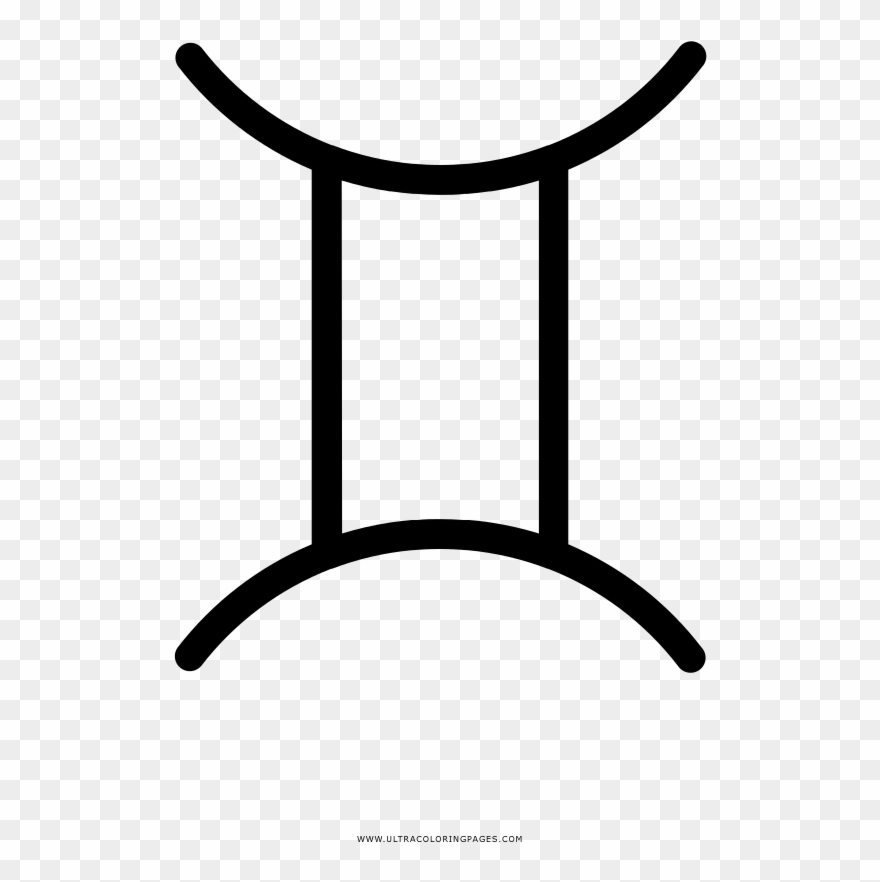 Gemini Coloring Surprising Pages Zodiac - Zodiac Clipart