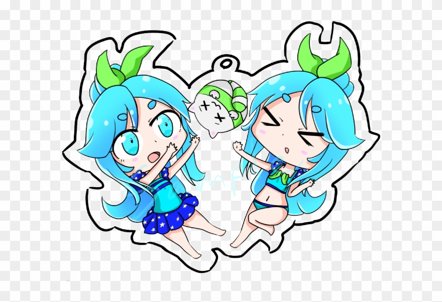 [preorder] 2" Clear Acrylic Near And Noah Charm - Art Clipart