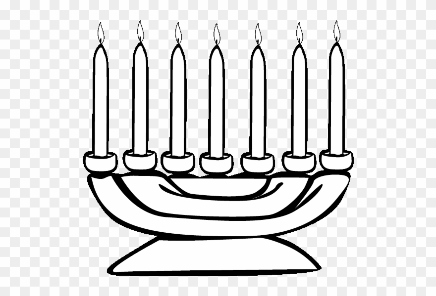 Kwanzaa Holidays And Special - Kwanzaa Clip Art Black White - Png Download