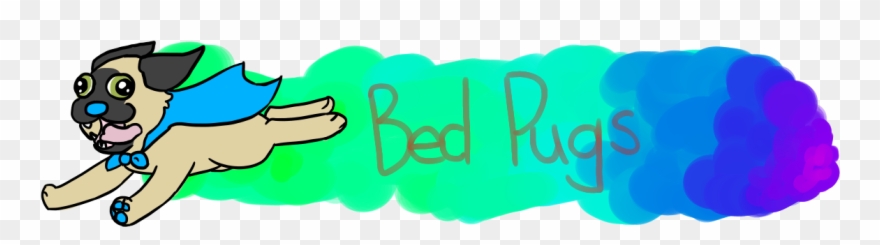 Bed Pugs Clipart