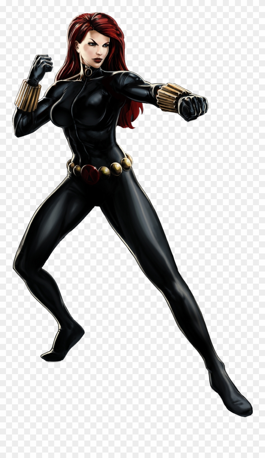 Black Widow Png Transparent Images - Black Widow Marvel Avengers Alliance Clipart