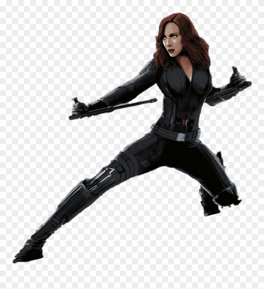 Marvel Black Widow Png - Black Widow Civil War Png Clipart