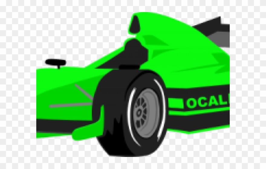 Race Car Clipart Green - Formula 1 Car Clipart - Png Download