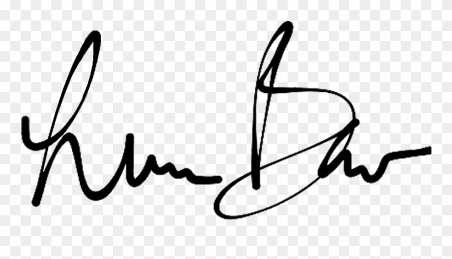 Signature Black No Background 300dpi - Portable Network Graphics Clipart