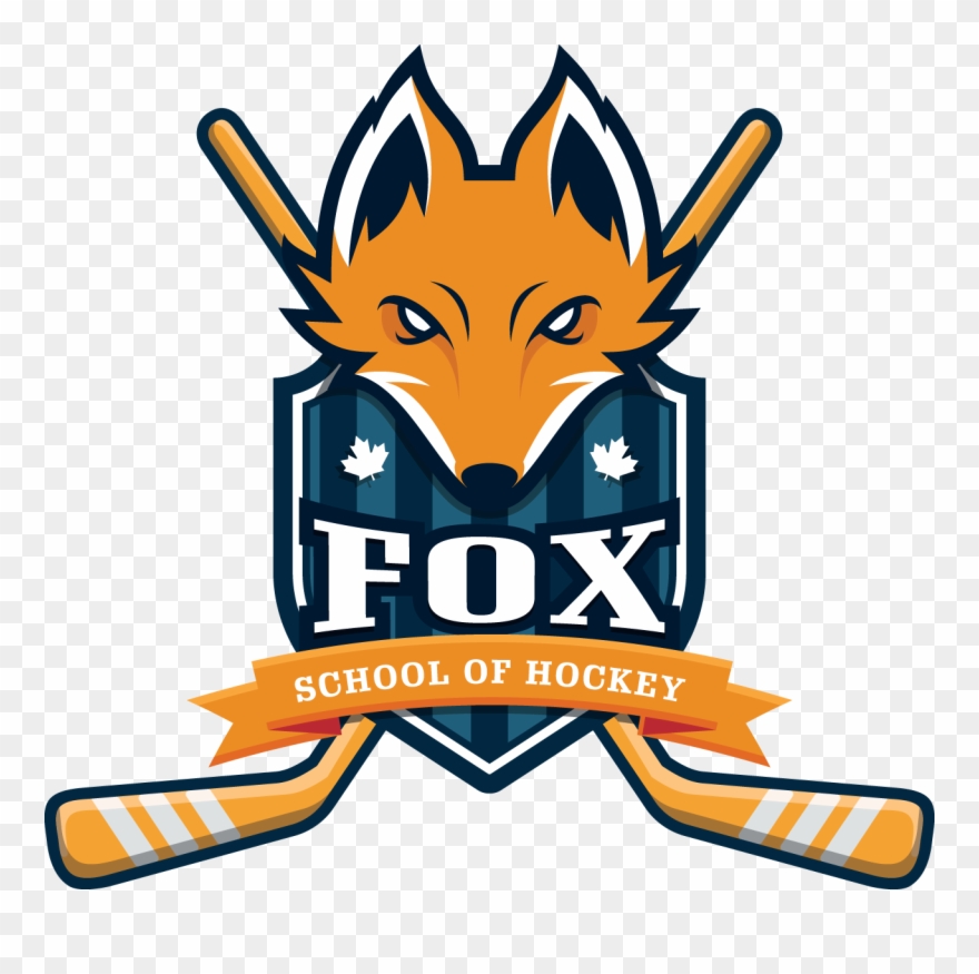 Fox Hockey Clipart