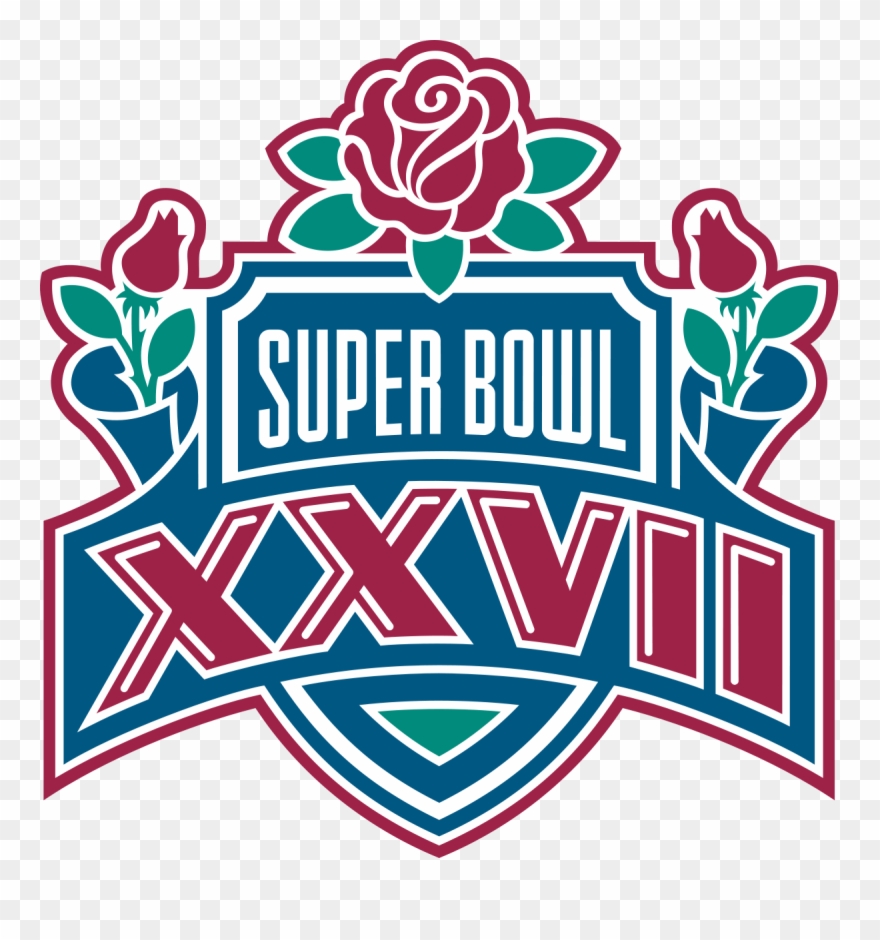 Super Bowl Xxvii - Super Bowl 27 Logo Clipart