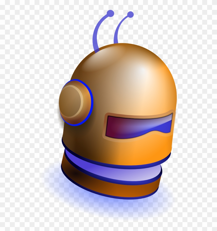 Hrum Robo Art 555px - Head A Robot Png Clipart