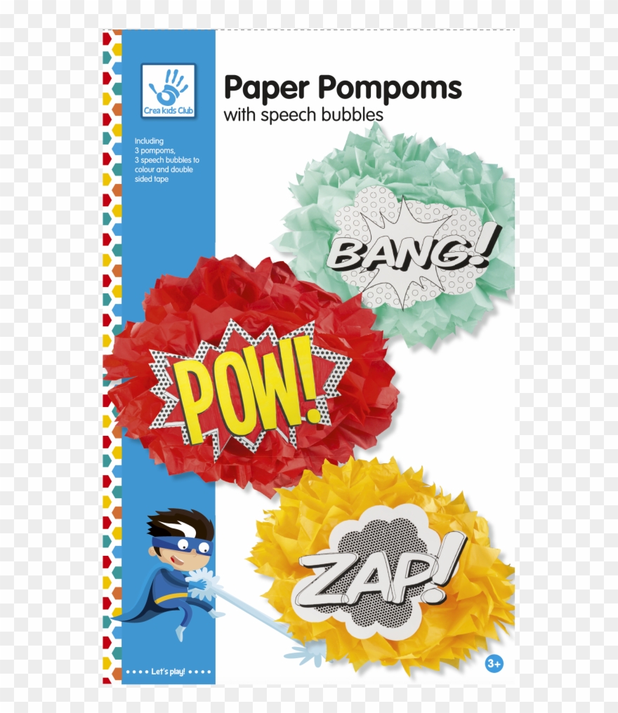 Papieren Pompoms - Graphic Design Clipart