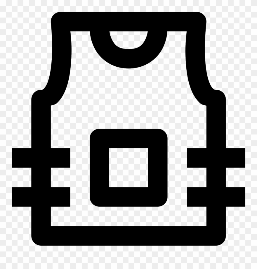 Bulletproof Vest Icon - Think Icon Png Clipart