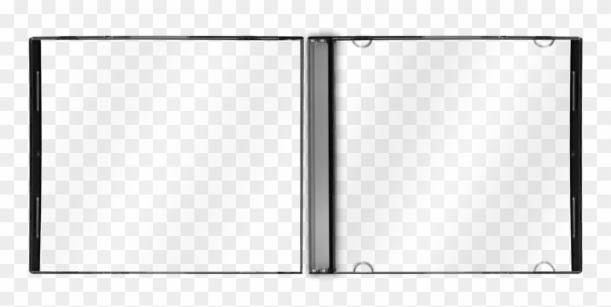 Clipart Royalty Free Cd Case Clipart - Cd Case Template Png Transparent Png