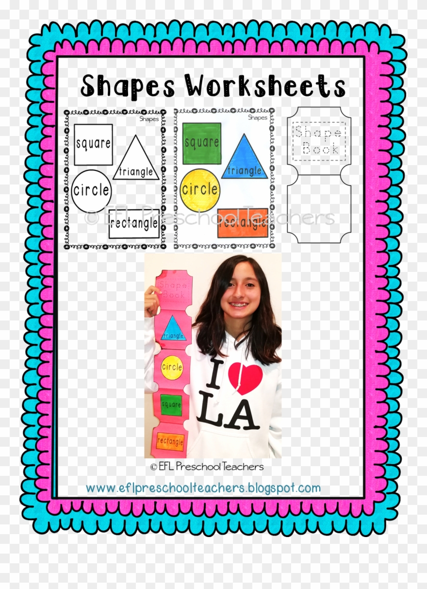 Again Have The Students Color The Shapes, Notice That - Paper Clipart