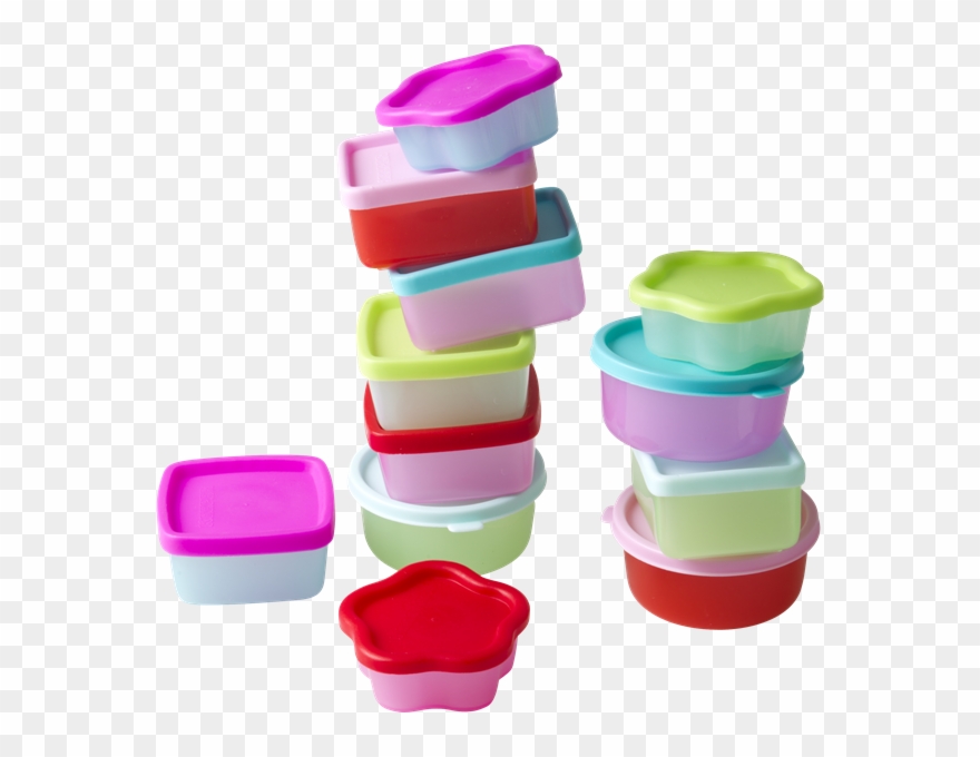 Hsfbx 12xc Sma Plastburkar Rice Matlador Perfekt Tillbehor - Rice Shapes Containers / 12 Assorted Clipart